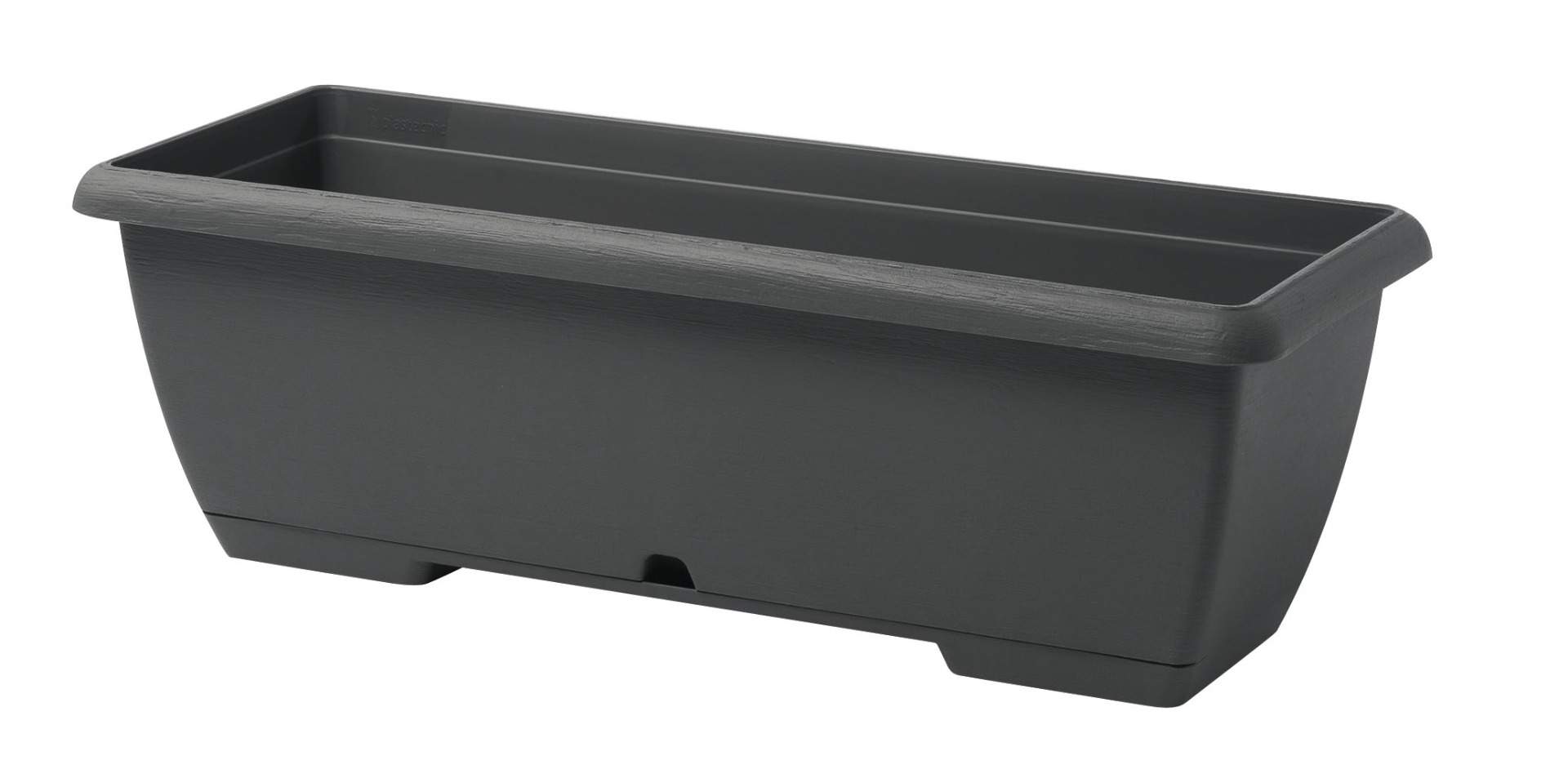 60cm Urban Grey Trough With Saucer
